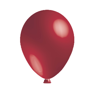 בלון מטאלי אדום מטאל מארז של 100 יח