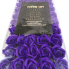 פרחי סבון 50 יח בחבילה - צבע סגול כהה