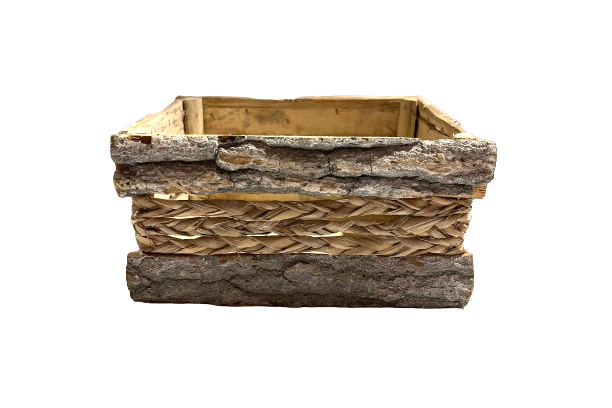 קופסת עץ מלבנית